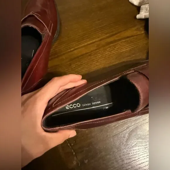 ECCO Leather Loafer SIZE 8.5 - Picture 8 of 12
